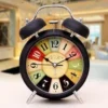 Table Clock Twin Bell Analog Alarm Clock