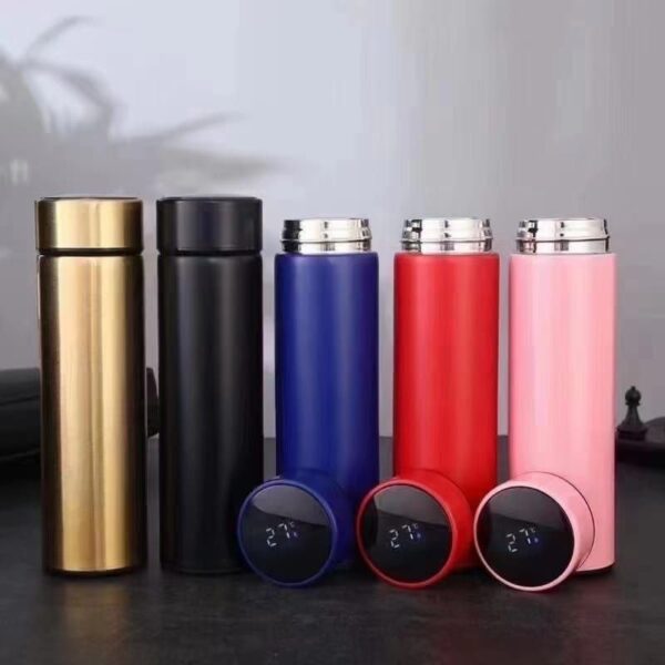 Flask Vacuum Insulated Stainless Steel Water Bottle with LED Temperature Display